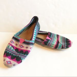 TOMS Multi Color Slip On Classic Shoes